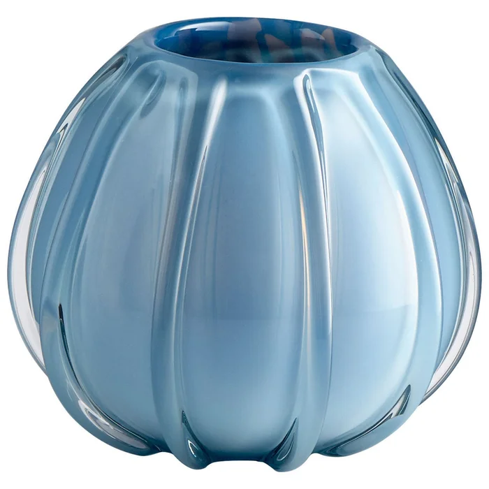Artic Chill Vase Blue Medium By Cyan Design