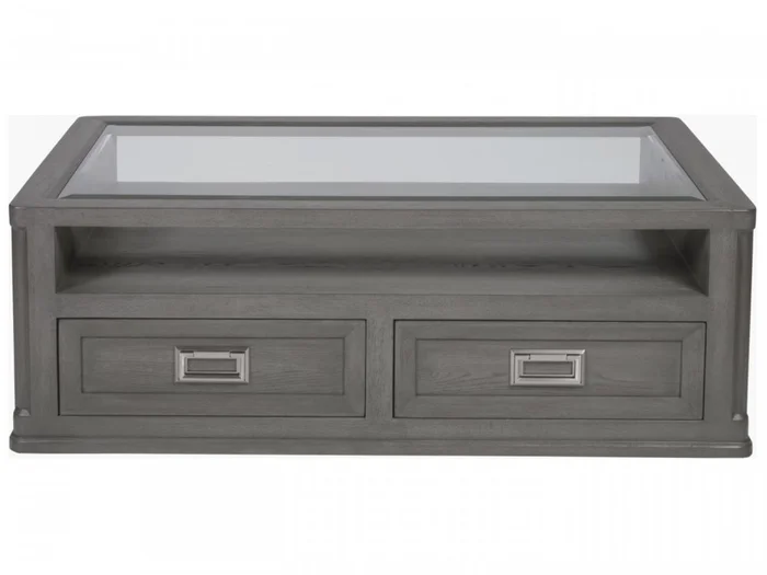 Artistica Home Appellation Rectangular Cocktail Table in Misty Gray 2200-945
