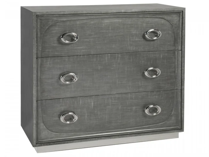 Artistica Home Signature Designs Iridium Hall Chest in Silver 2203-973