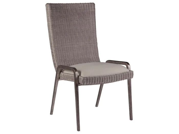 Artistica Home Signature Designs Iteration Side Chair in Antiqued Silver 2085-880-01