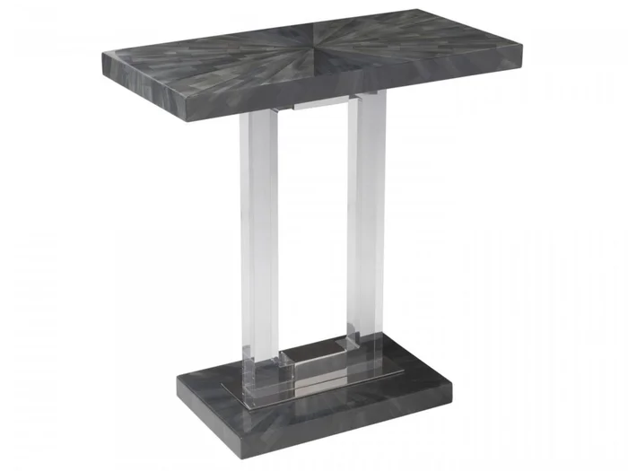 Artistica Home Signature Designs Litmus Rectangular Spot Table in Dusky Gray 2207-950