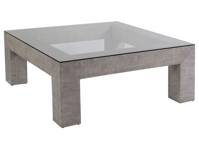 Artistica Home Signature Designs Precept Square Cocktail Table in Gray 2077-947C