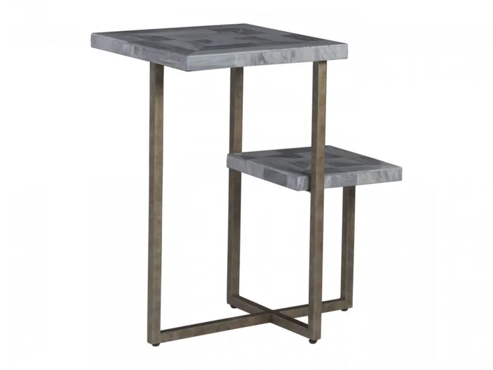 Artistica Home Signature Designs Salvo Rectangular Tier Spot Table in Grey Mist 2190-951