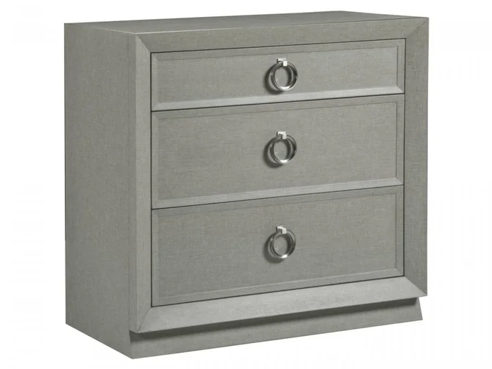 Artistica Home Signature Designs Zeitgeist Linen Hall Chest in Linen White 2141-973
