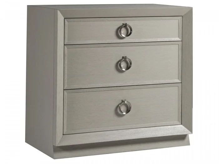 Artistica Home Signature Designs Zeitgeist White Drawer Hall Chest in Gray 2140-973
