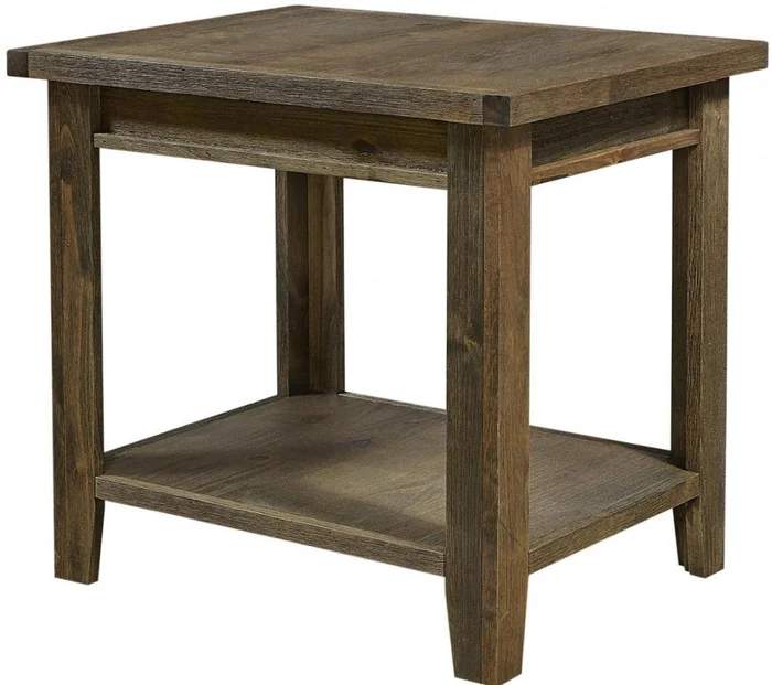 Aspenhome Alder Grove End Table in Brindle WDG914-BDL EST SHIP TIME IS 2 WEEKS