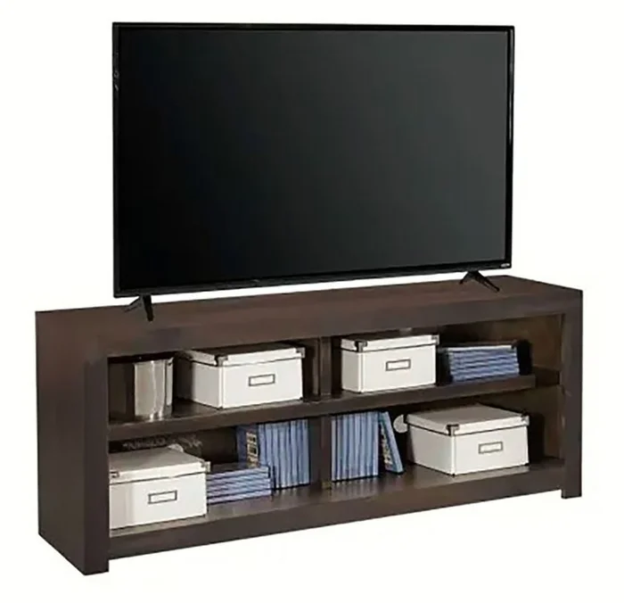 Aspenhome Avery Loft 60″ Open Console in Ghost Black DY1022-GHT