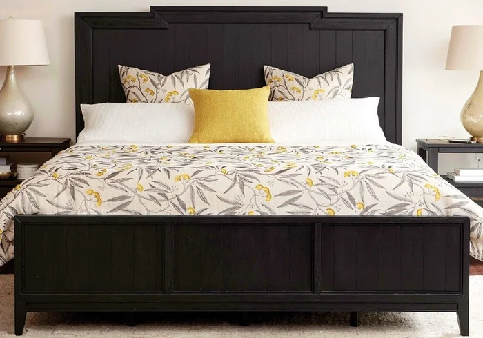 Aspenhome Camden Queen Storage Bed in Domino
