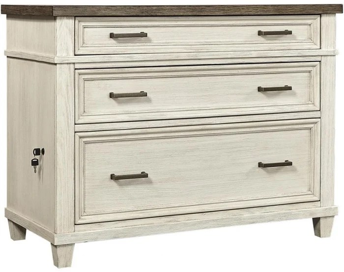 Aspenhome Caraway Lateral File in Aged Ivory I248-378 EST SHIP TIME IS 2 WEEKS