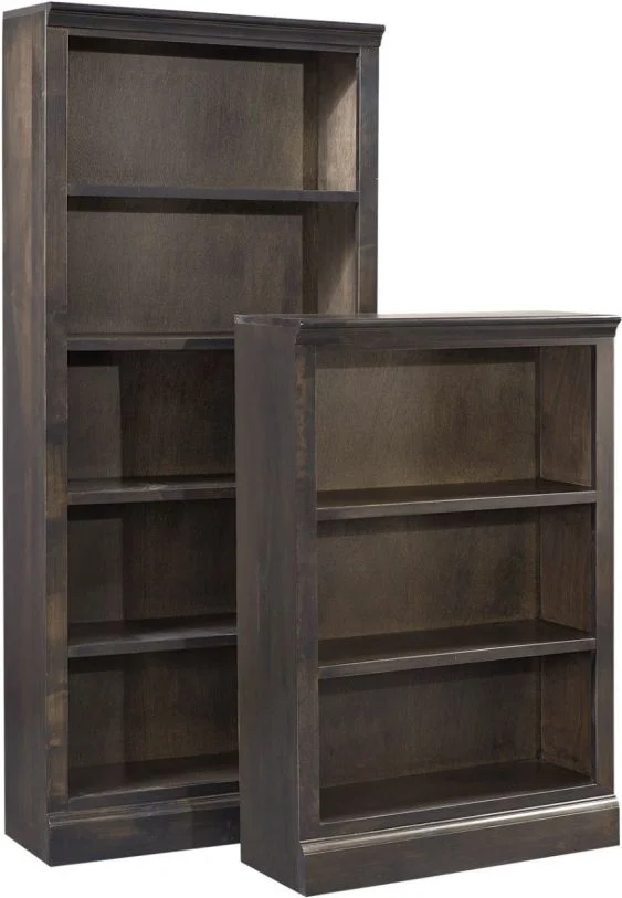 Aspenhome Churchill 72″ Bookcase w/ 4 Fixed Shelves in Brindle WDR3472-BDL