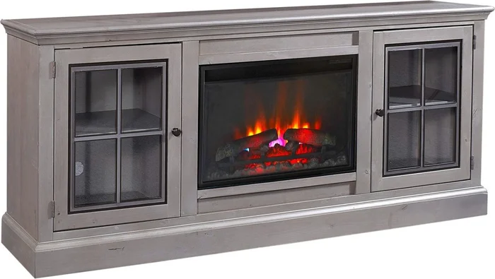 Aspenhome Churchill 76″ Fireplace Console in Brindle WDR1950-BDL