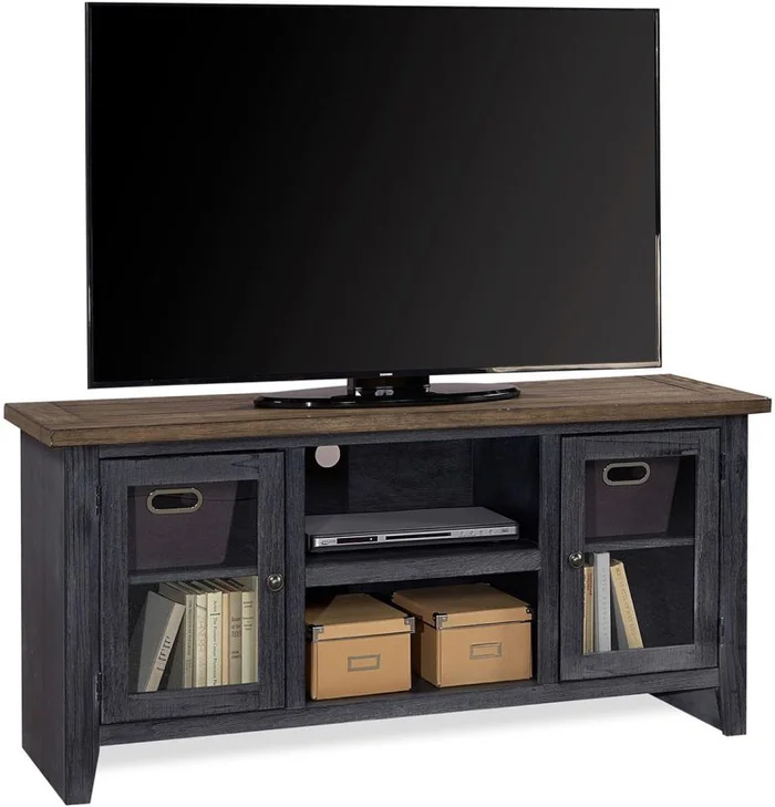 Aspenhome Eastport 58″ Console with 2 Doors in Drifted Black WME1230-DBK