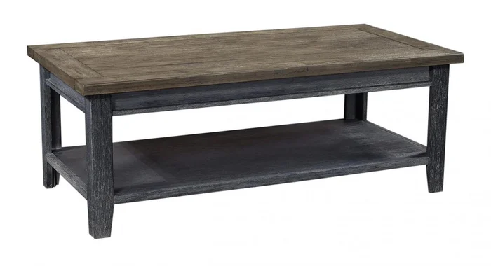 Aspenhome Eastport Cocktail Table in Drifted Black WME910-DBK