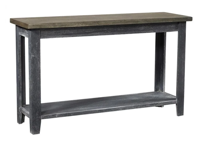 Aspenhome Eastport Sofa Table in Drifted Black WME915-DBK