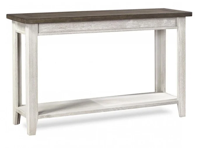 Aspenhome Eastport Sofa Table in Drifted White WME915-DWT