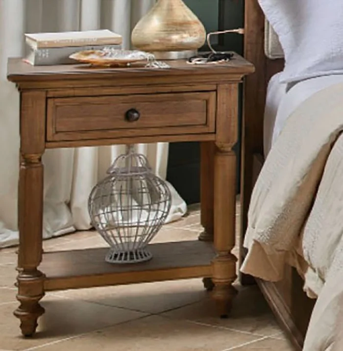 Aspenhome Hensley 1 Drawer Nightstand in Brown I3002-451