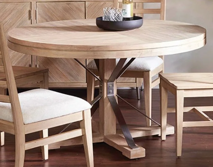 Aspenhome Maddox Round Dining Table in Biscotti I644-6000