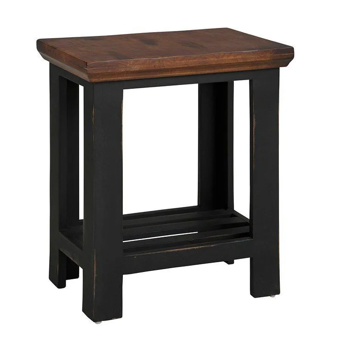 Aspenhome Mesa ChairsideTable in Antique Black I641-9130-ABK
