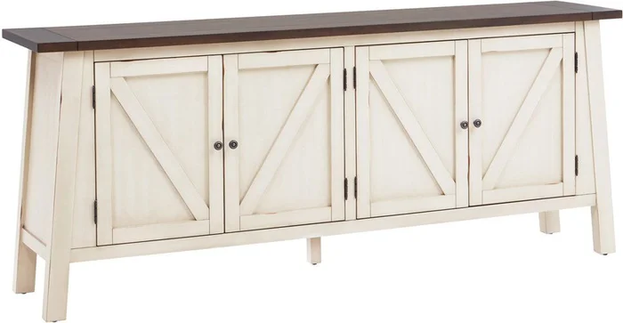 Aspenhome Pinebrook 84″ Console in White I629-284-PRW