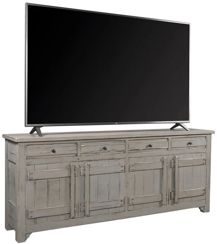 Aspenhome Reeds Farm 85″ Console in Weathered Grey I358-284-WGY