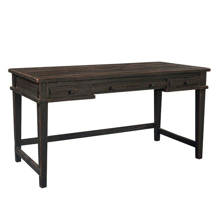 Aspenhome Reeds Farm Writing Desk in Weathered Black I358-360WD-WBK