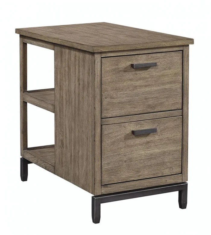 Aspenhome Trellis Liv360 Chairside Table in Desert Brown I287-9130