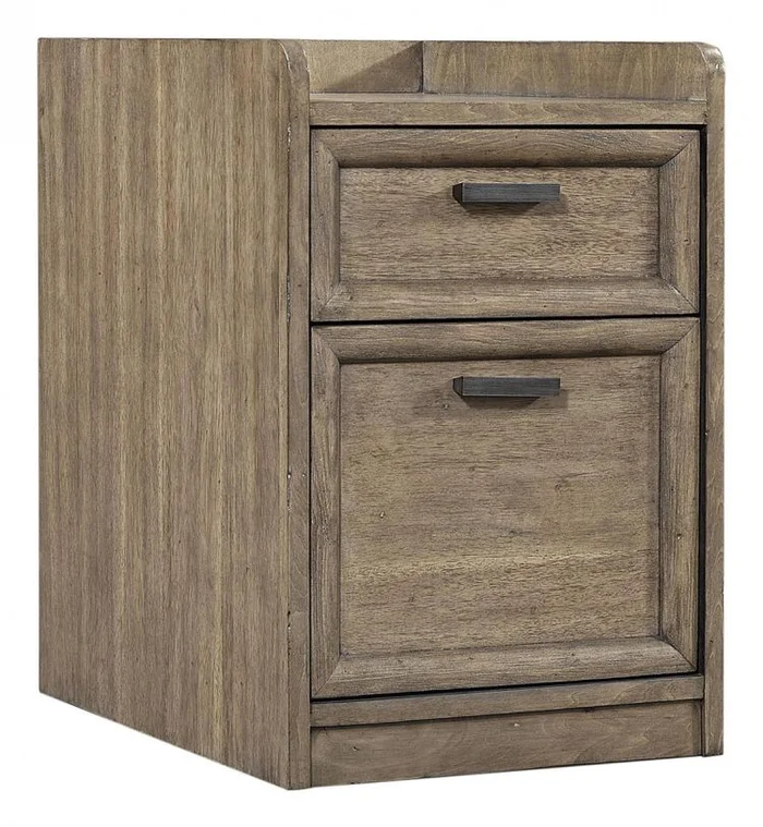 Aspenhome Trellis Rolling File Cabinet in Desert Brown I287-346