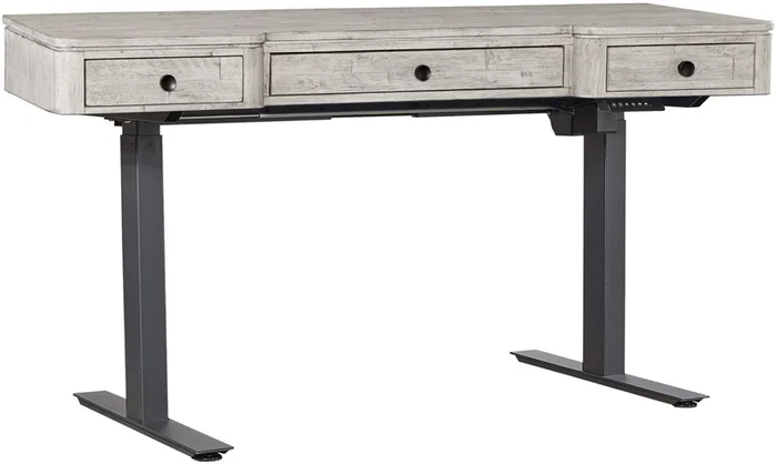 Aspenhome Zane 60″ Adjustable Lift Top Desk in Parchment I256-360T;IUAB-301-1