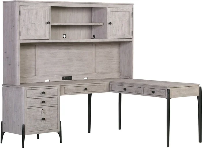 Aspenhome Zane Modular Desk in Parchment
