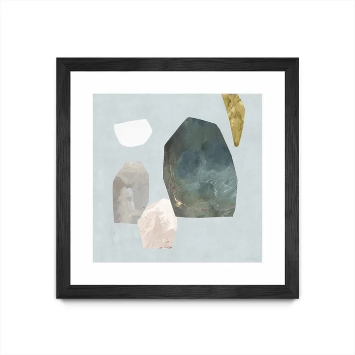 Assembly I Matted and Framed Black 30×30 Wall Art|uvre dart murale encadre noire et mate Assembly I 30×30