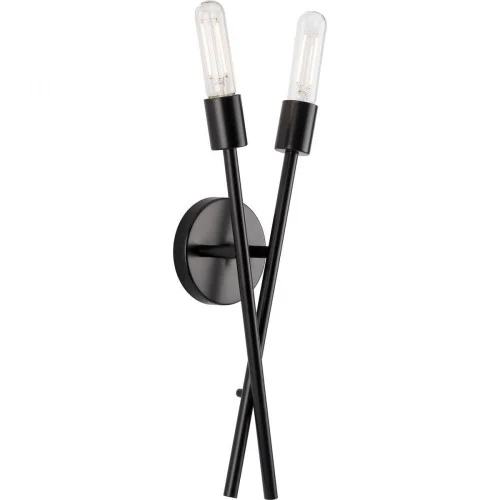 Astra Collection Two-Light 18” Matte Black Modern Wall Bracket (149|P710027-31M)