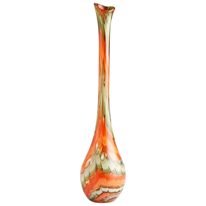 Atu Vase Orange Large By Cyan Design