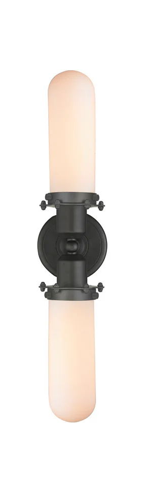 Austere LED Bath Vanity in Matte Black (405|900-2W-BK-CE228-BK-W)