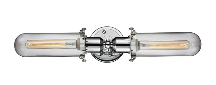 Austere LED Bath Vanity in Polished Chrome (405|900-2W-PC-CE228-PC-CL)