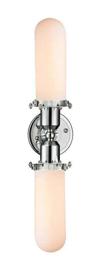 Austere LED Bath Vanity in Polished Chrome (405|900-2W-PC-CE228-PC-W-LED)