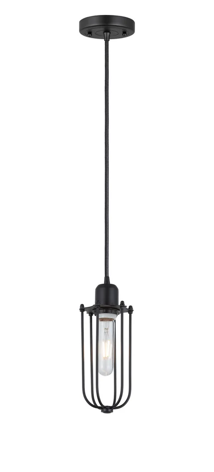Austere LED Mini Pendant in Brushed Satin Nickel (405|900-1P-SN-CE225-SN-LED)