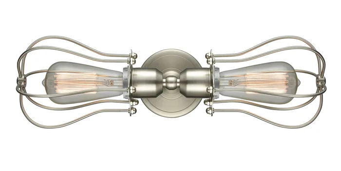 Austere Two Light Bath Vanity in Brushed Satin Nickel (405|900-2W-SN-CE513-SN)