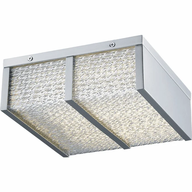 Avenue Lighting HF1123-CH Cermack St. Modern Polished Chrome LED 9.5″ Flush Mount Lighting