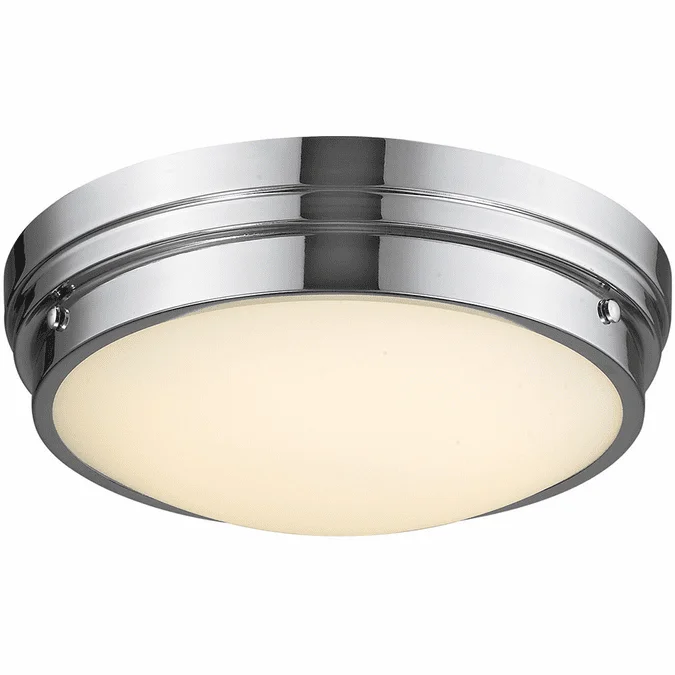 Avenue Lighting HF1160-CH Cermack St. Modern Polished Chrome LED 11.25″ Home Ceiling Lighting