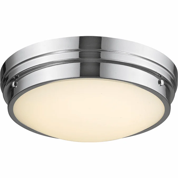 Avenue Lighting HF1161-CH Cermack St. Modern Polished Chrome LED 17″ Overhead Lighting Fixture
