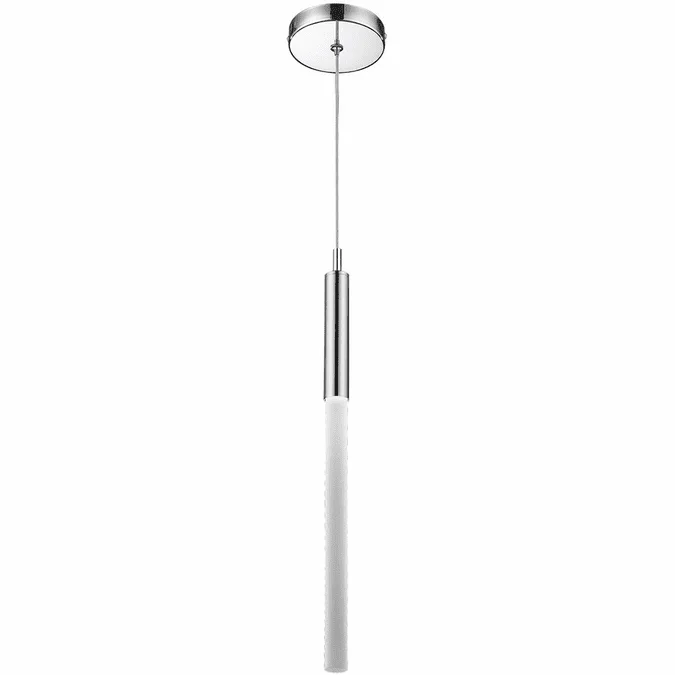 Avenue Lighting HF2020-FR-PN Main St. Contemporary Polished Nickel Halogen Mini Hanging Lamp
