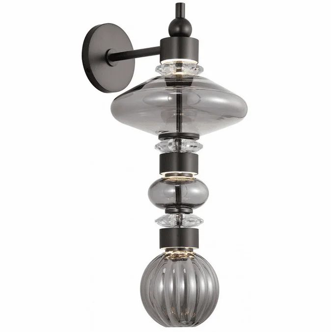 Avenue Lighting HF8900-BK Avra Modern Black LED Lighting Wall Sconce