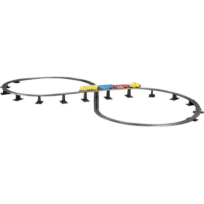 Bachmann HO Scale Steel Alloy E-Z Track Over-Under Figure 8 Track Pack