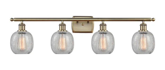 Ballston Four Light Bath Vanity in Antique Brass (405|516-4W-AB-G105)