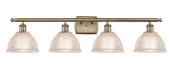 Ballston Four Light Bath Vanity in Antique Brass (405|516-4W-AB-G422)