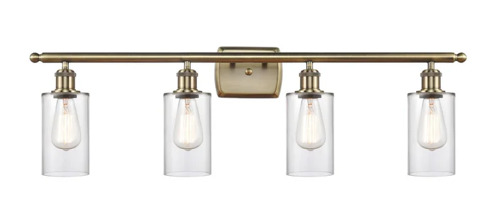 Ballston Four Light Bath Vanity in Antique Brass (405|516-4W-AB-G802)