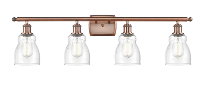 Ballston Four Light Bath Vanity in Antique Copper (405|516-4W-AC-G394)