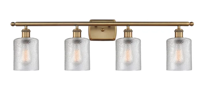 Ballston Four Light Bath Vanity in Brushed Brass (405|516-4W-BB-G112)