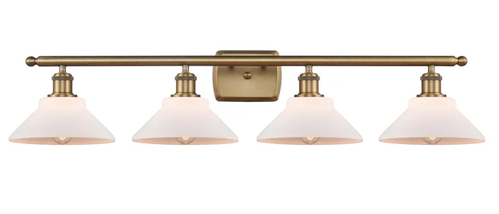 Ballston Four Light Bath Vanity in Brushed Brass (405|516-4W-BB-G131)