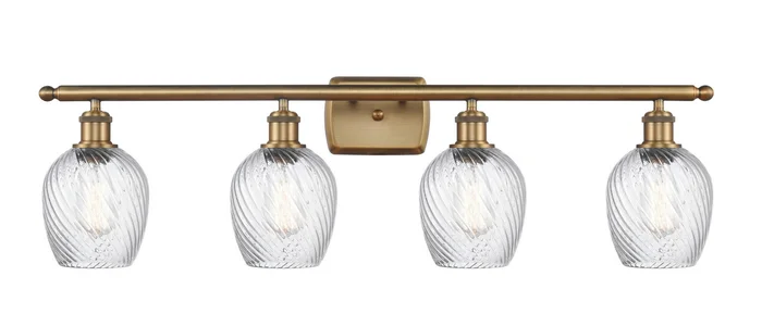 Ballston Four Light Bath Vanity in Brushed Brass (405|516-4W-BB-G292)